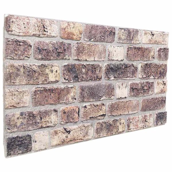 vidaXL 3D-Wandpaneele 10 Stk. Dunkelbraun 100x50 cm EPS