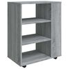 vidaXL Rollschrank Grau Sonoma 60x35x75 cm Holzwerkstoff