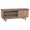 vidaXL TV-Schrank 100x30x40 cm Teak Massivholz