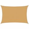 vidaXL Sonnensegel 160 g/m&sup2; Rechteckig Sandfarben 3,5x5 m HDPE