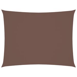 vidaXL Sonnensegel Oxford-Gewebe Rechteckig 2,5x4 m Braun