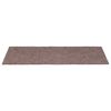 vidaXL Stufenmatten Selbstklebend 10 Stk. 65x21x4 cm Hellbraun Rechteckiger Rand