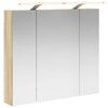 vidaXL Badezimmerspiegelschrank Sonoma-Eiche 80 x 14,5 x 70 cm