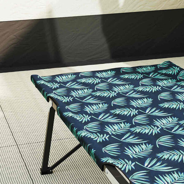 vidaXL Klapp Schlafbett fürs Camping Blattmuster 206 x 76 x 74 cm