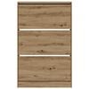 vidaXL Schuhschrank Artisan-Eiche 80 x 21 x 125,5 cm Holzwerkstoff