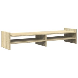 vidaXL Monitorst&auml;nder Sonoma-Eiche 100x27x20 cm Holzwerkstoff