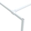 vidaXL Duschwand für Begehbare Dusche Weiß 100x195 cm ESG-Klarglas