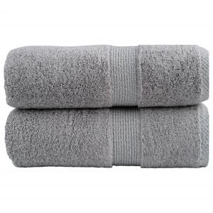 vidaXL Premium-Wascht&uuml;cher SOLUND 2 Stk. Grau 30x30 cm 600 g/m&sup2;