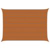 vidaXL Sonnensegel Orange und Braun 5 x 3,5 m 100 % Polyester Oxford