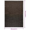 vidaXL Teppich ZIZUR Anthrazit 120x170cm Jute-Optik Indoor und Outdoor