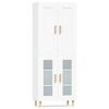 vidaXL Highboard Wei&szlig; 69,5x34x180 cm Holzwerkstoff