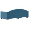 vidaXL Tagesbett Ausziehbar Blau 80x200 cm Samt