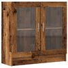 vidaXL B&uuml;cherschrank Altholz-Optik 82,5x30,5x80 cm Holzwerkstoff
