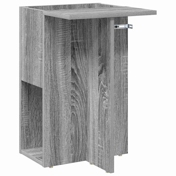 vidaXL Beistelltisch Graues Sonoma 35 x 40 x 55 cm Holzwerkstoff
