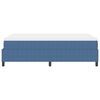 vidaXL Boxspringbett Blau und Wei&szlig; 120 x 190 cm Cordstoff