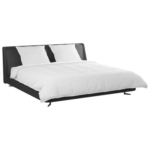 vidaXL Bettdecken Set mit Kissen 3 pcs Wei&szlig; Daunenfeder