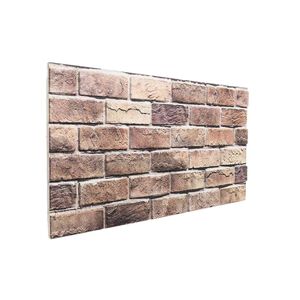 vidaXL Wandpaneele 10 stk. 100 x 50 cm Braun und Grau EPS-Schaum