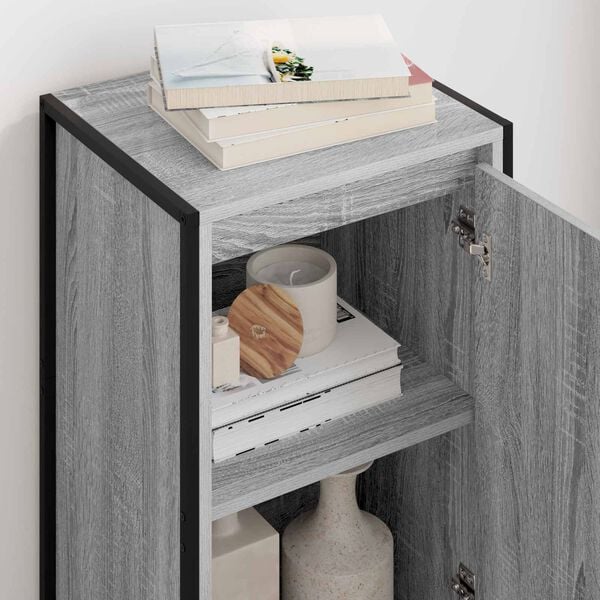 vidaXL Sideboard Graues Sonoma 43 x 36 x 75,5 cm Holzwerkstoff