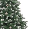 vidaXL K&uuml;nstlicher Weihnachtsbaum mit 300 LEDs mit St&auml;nder Gr&uuml;n 180 cm