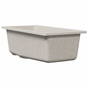vidaXL K&uuml;chensp&uuml;le Beige 21 x 44 x 14 cm Granit