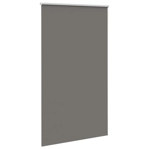 vidaXL Verdunkelungsrollo Grau 140x210cm Stoffbreite 136,6cm Polyester