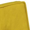 vidaXL Relaxsessel mit Hocker Gelb Samt