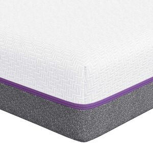 vidaXL Memory-Schaum-Matratze Mittel 80 x 160 cm Wei&szlig; und Grau