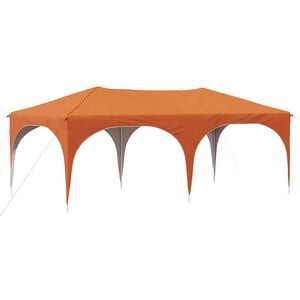 vidaXL Pop-up Partyzelt 575 x 288 x 245 cm Orange Oxford-Stoff