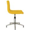 vidaXL Esszimmerst&uuml;hle 4 Stk. Drehbar Senfgelb Samt