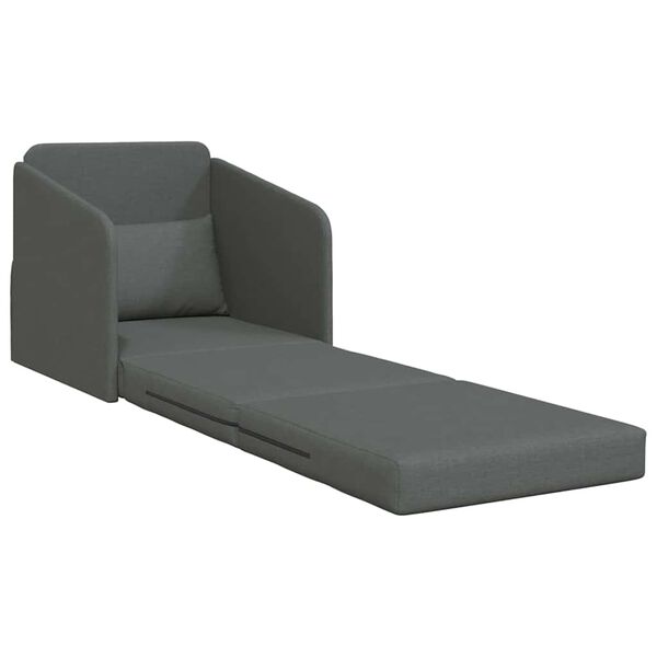 vidaXL Schlafsofa Dunkelgrau 65 x 80 x 83 cm Samt