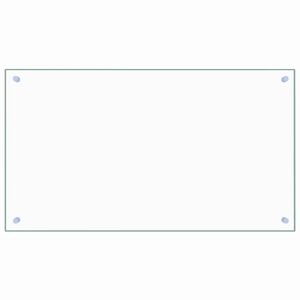 vidaXL K&uuml;chenr&uuml;ckwand Transparent 90&times;50 cm Hartglas
