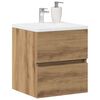 vidaXL Waschbeckenunterschrank Artisan Oak 41x38,5x45 cm Holzwerkstoff