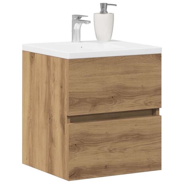 vidaXL Waschbeckenunterschrank Artisan Oak 41x38,5x45 cm Holzwerkstoff