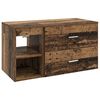 vidaXL Badezimmerm&ouml;bel-Set 2 pcs Altholz Holzwerkstoff
