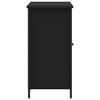 vidaXL Sideboard Schwarz 100x35x70 cm Holzwerkstoff