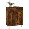 vidaXL Sideboard Räuchereiche 69,5x34x90 cm Holzwerkstoff