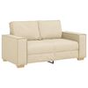 vidaXL 2-Sitzer Sofa Creme 160x78x84 cm Stoff