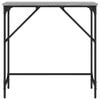 vidaXL Konsolentisch Grau Sonoma 75x32x75 cm Holzwerkstoff