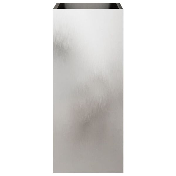 vidaXL Pflanzk&uuml;bel Silbern 32x29x75 cm Edelstahl