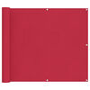 vidaXL Balkonsichtschutz Bordeauxrot 100 x 300 cm Oxford-Stoff