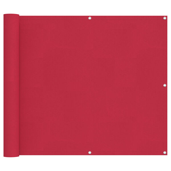 vidaXL Balkonsichtschutz Bordeauxrot 100 x 300 cm Oxford-Stoff
