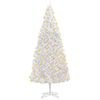 vidaXL K&uuml;nstlicher Weihnachtsbaum mit Beleuchtung 400 cm Wei&szlig;