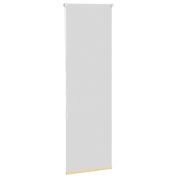 vidaXL Verdunkelungsrollo Beige 50x130cm Stoffbreite 45,7 cm Polyester