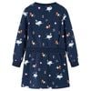 Kinderkleid mit Langen Ärmeln Marineblau 104
