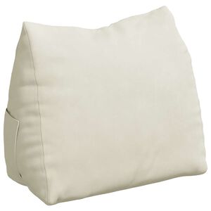 vidaXL R&uuml;ckenkissen Creme 60 x 20 x 50 cm Cordstoff