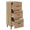 vidaXL Sideboard Artisan-Eiche 34 x 34,5 x 90 cm Holzwerkstoff