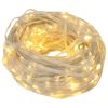 vidaXL Lichterketten 400 LEDs Warmes Wei&szlig; 40 m