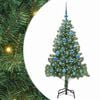 vidaXL Weihnachtsbaum Gr&uuml;n 150 cm PVC