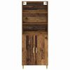 vidaXL Highboard Altholz 69,5 x 32,5 x 180 cm Holzwerkstoff