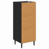 vidaXL Sideboard Schwarz Eichen-Optik 34 x 34,5 x 90 cm Holzwerkstoff